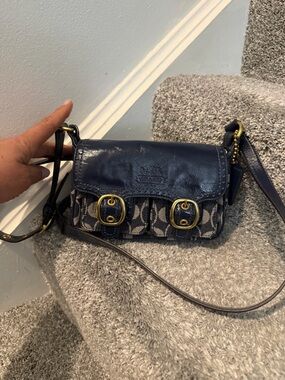 Y2K Coach Bleecker Signature Denim Jessie Swing Bag
